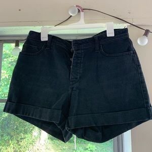 Hollister mom shorts black
